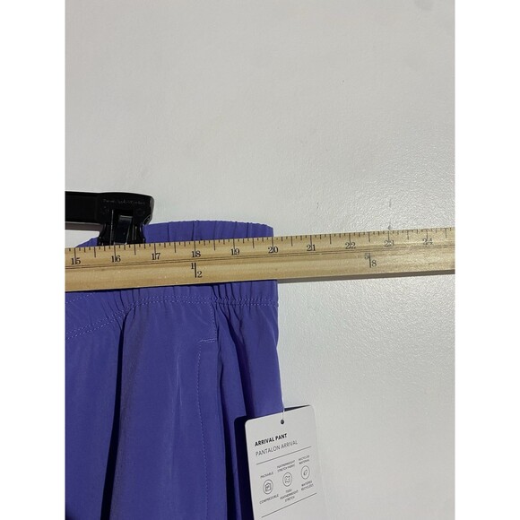 Athleta Pants 18 Arrival Dark Adonis Purple Ankle Straight Leg Travel Athleisure - Picture 12 of 15